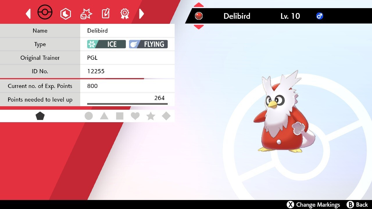 ❄️2015 PGL Delibird Event Untouched | Pokemon Sword & Shield❄️