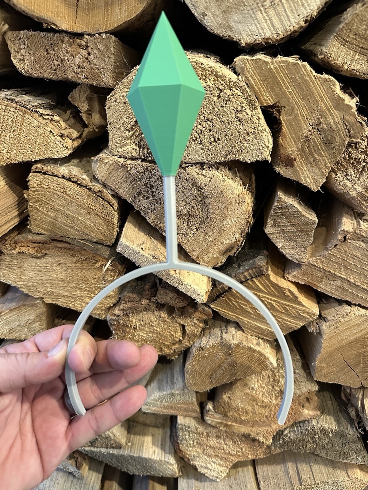 Plumbob-Style Headband | The Sims Inspired Diamond Cosplay Gamer Headpiece