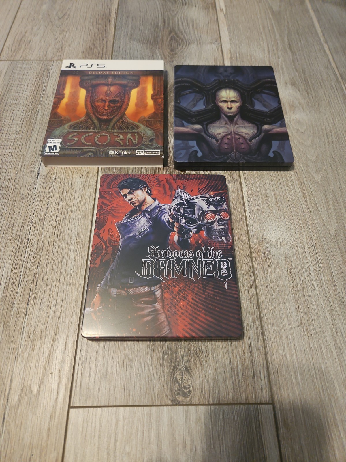 Scorn Deluxe Edition And Shadows Of The Damned Steelbook Ps5 Playstation 5 Read