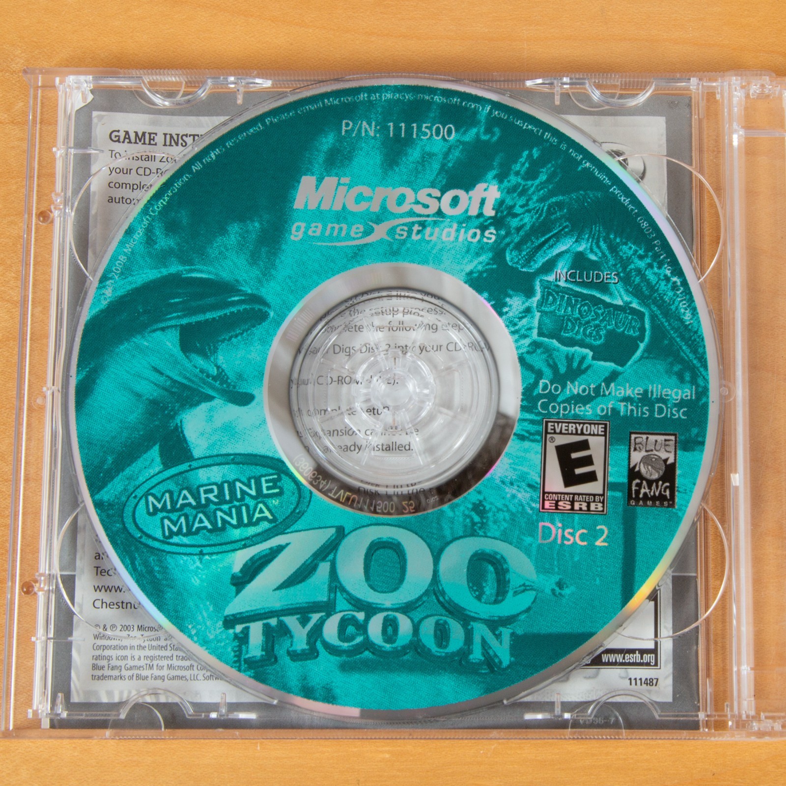 RARE 2008 Zoo Tycoon: Complete 2-Disc Collection – PC CD Win No Slipcover