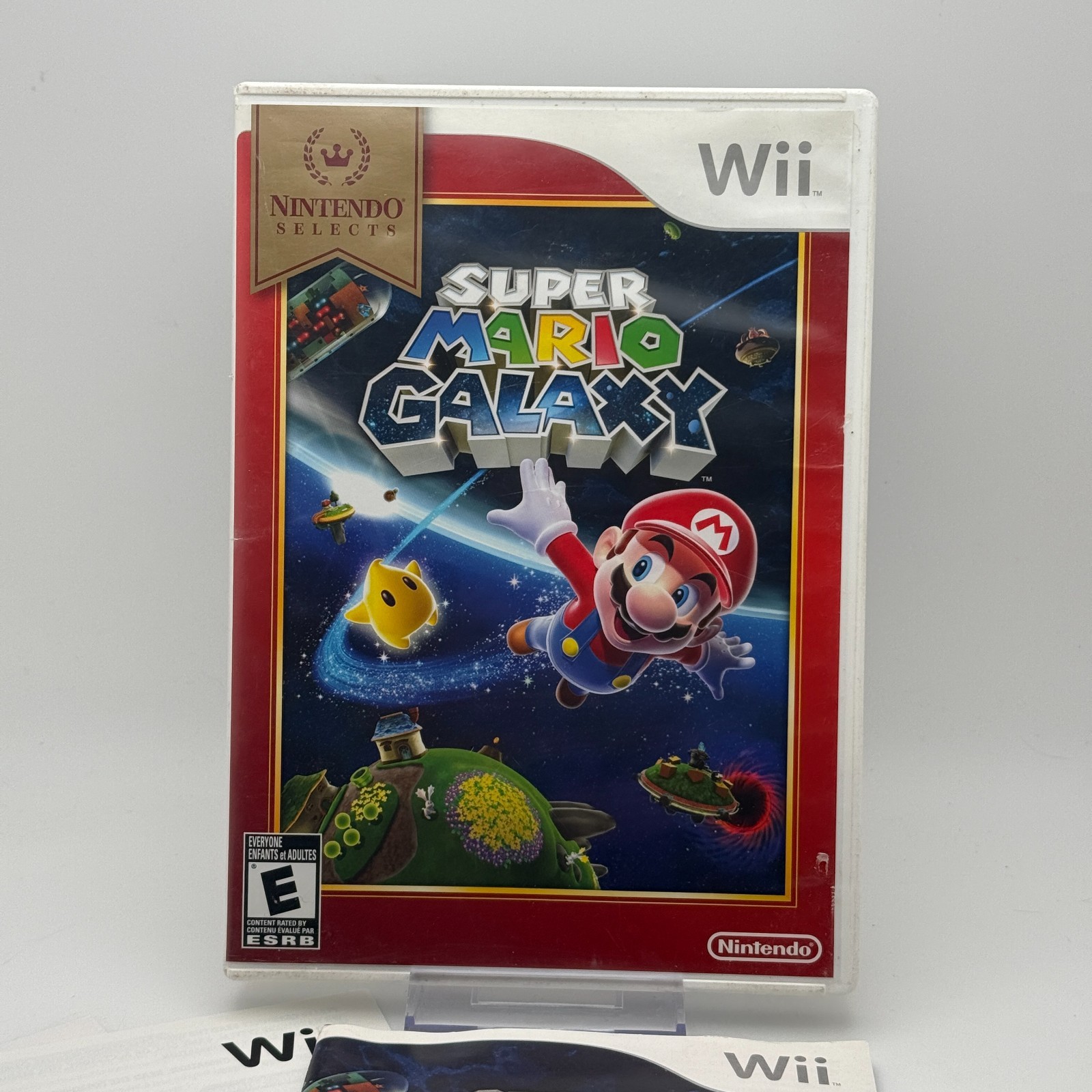 Super Mario Galaxy (Nintendo Selects Wii, 2011) CIB Complete Tested