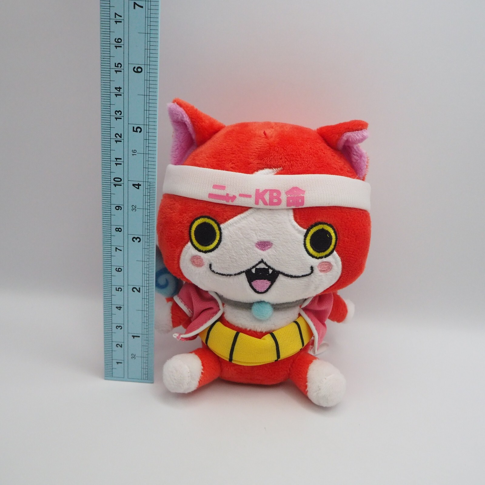 Yokai Watch C1004 Jibanyan Meow Nya-KB Bandai Kuttari Plush 6″ Toy Doll Japan