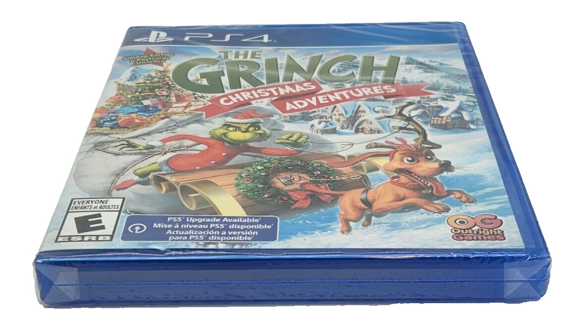 The Grinch Christmas Adventure PlayStation 4 PS4 – Brand New Factory Sealed US