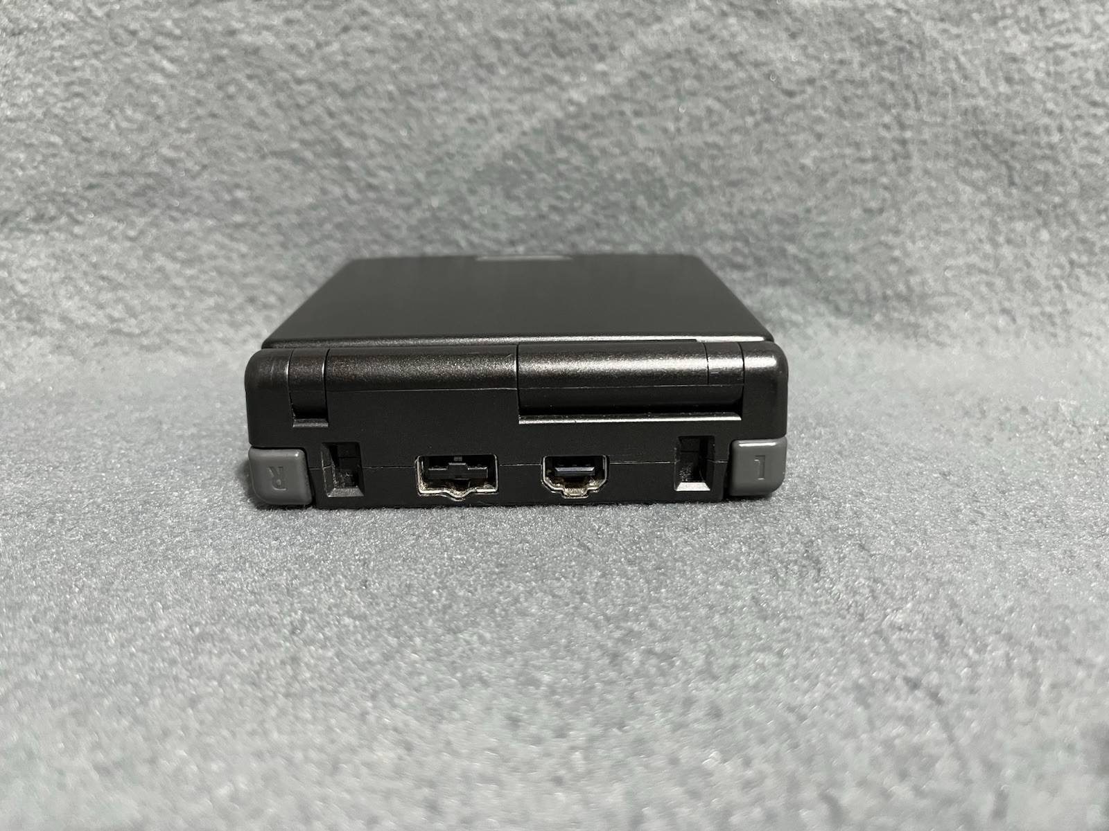 Nintendo Game Boy Advance SP GBA Black Handheld Console AGS-001 w/ Kirby Mirror