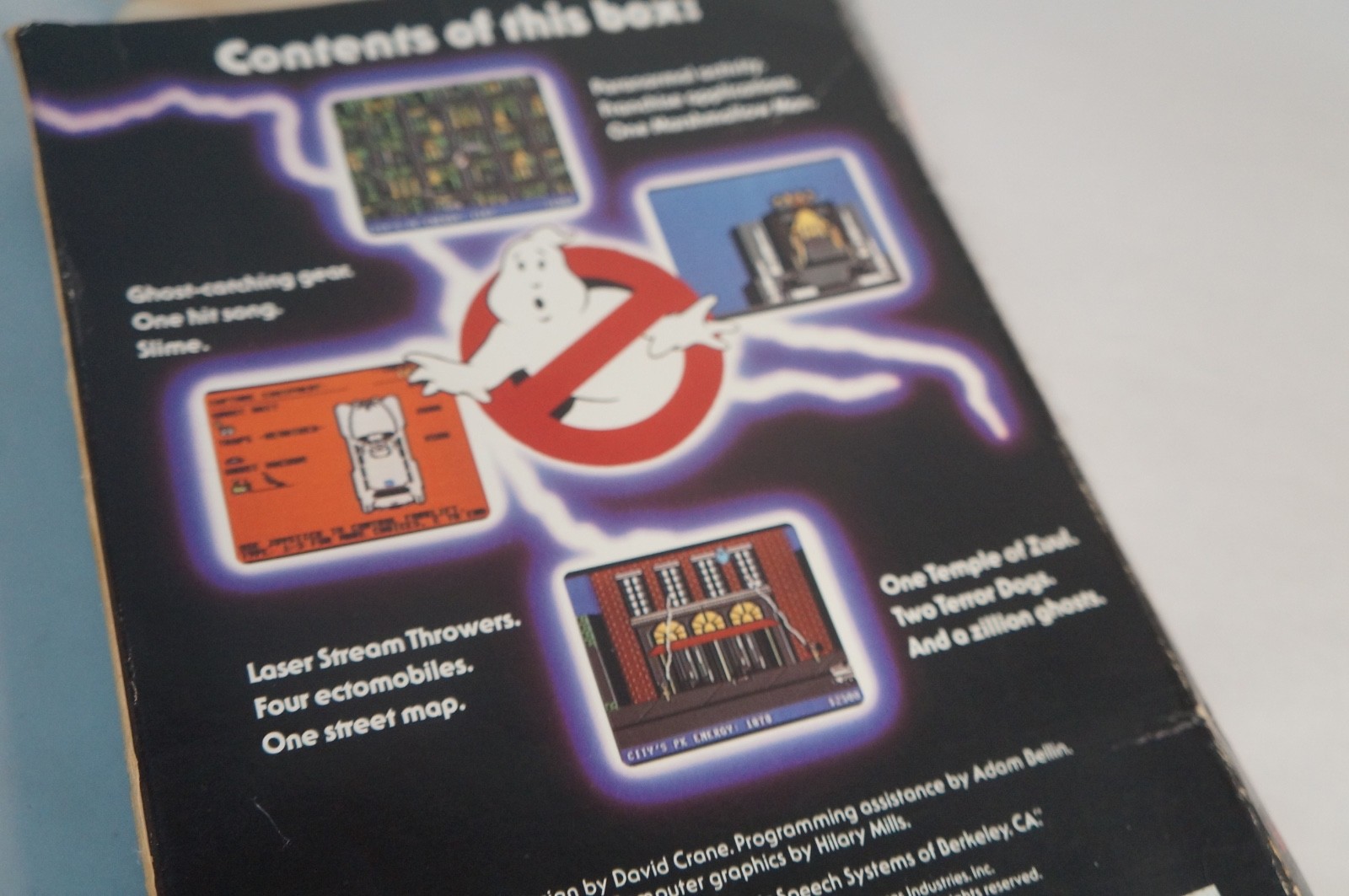 Ghostbusters 1984 Apple II 2 Series Computer Box & Disc