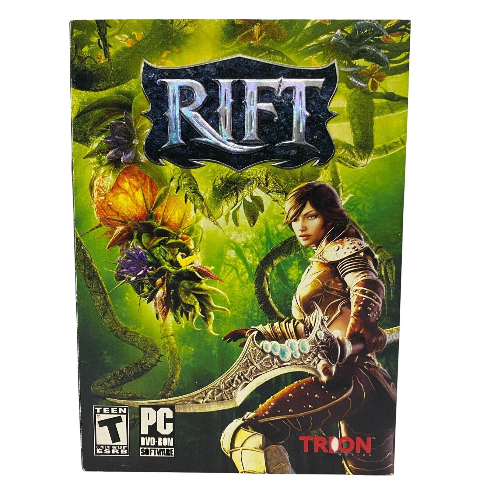 RIFT PC Video Game DVD-ROM Trion Worlds 2011 with Manual and Map Poster