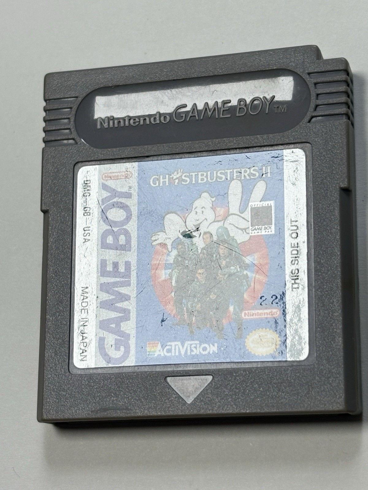 Ghostbusters II Nintendo Game Boy With Case Authentic Blue Label