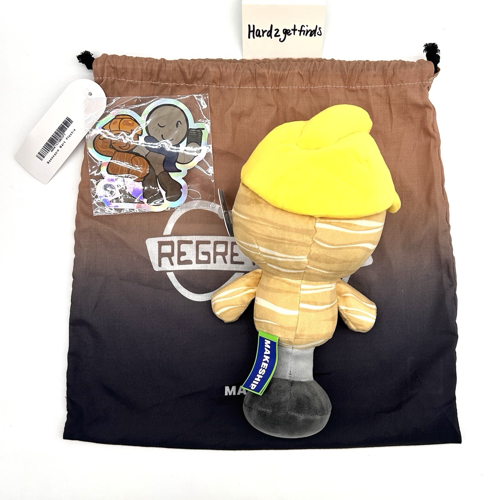 Official Makeship Mannequin Mark Plush Regretevator Game Limited Edition NWT