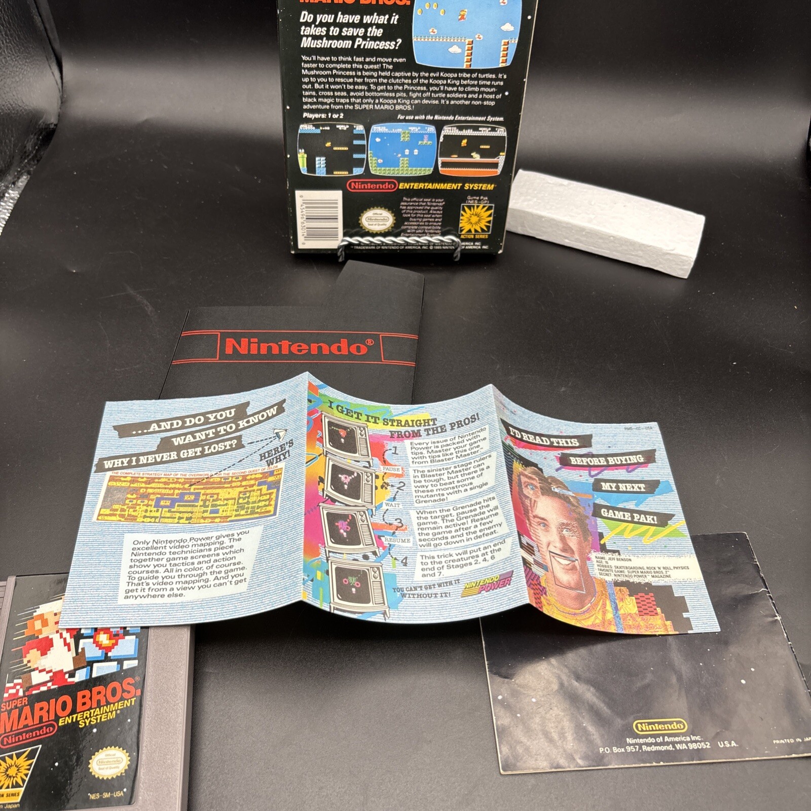 Super Mario Bros Nintendo NES CIB Complete In Box Oval NES P SM REV-A READ!