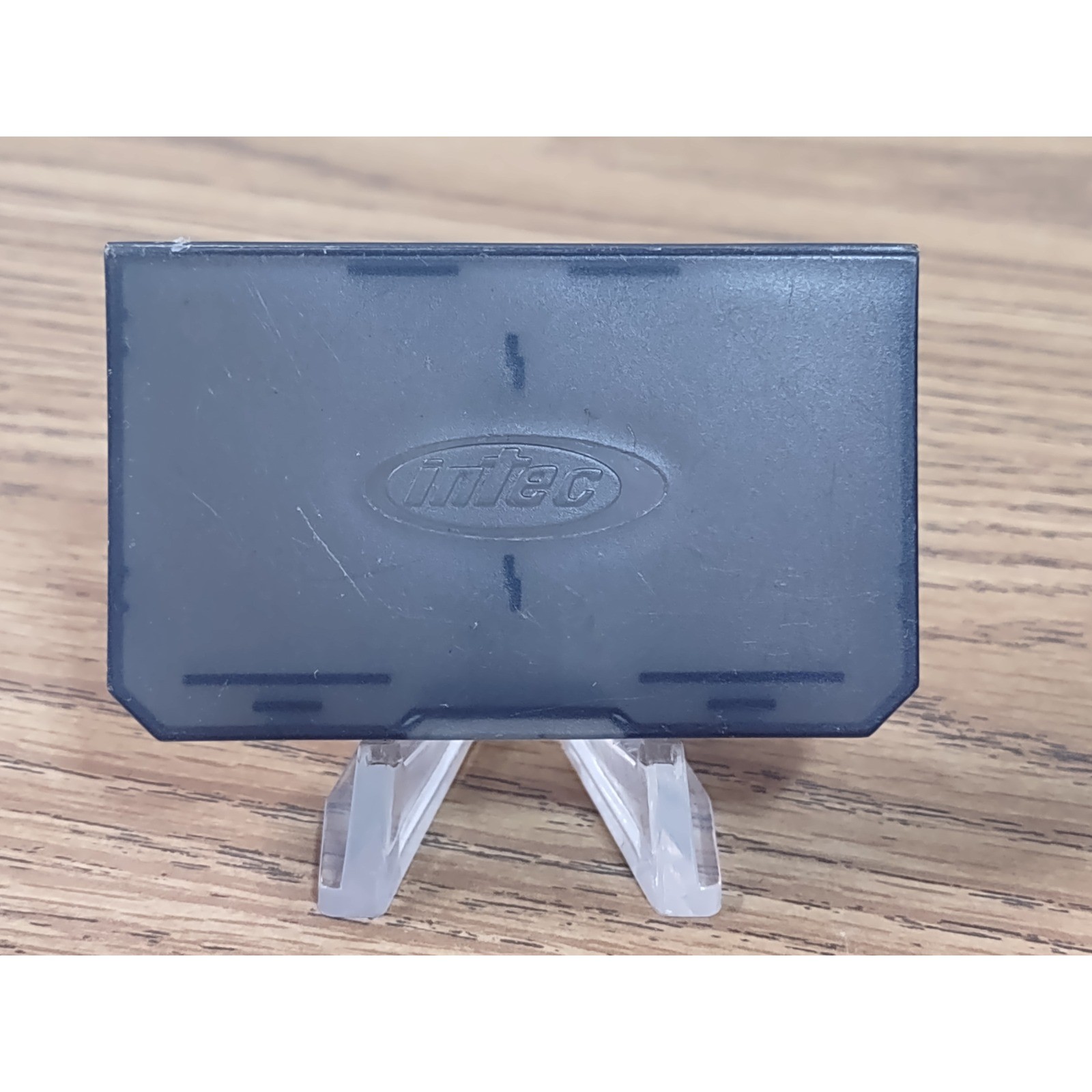 Nintendo DS 2DS 3DS Game Card Cartridge Carry Protective Case Clear Smoke Grey