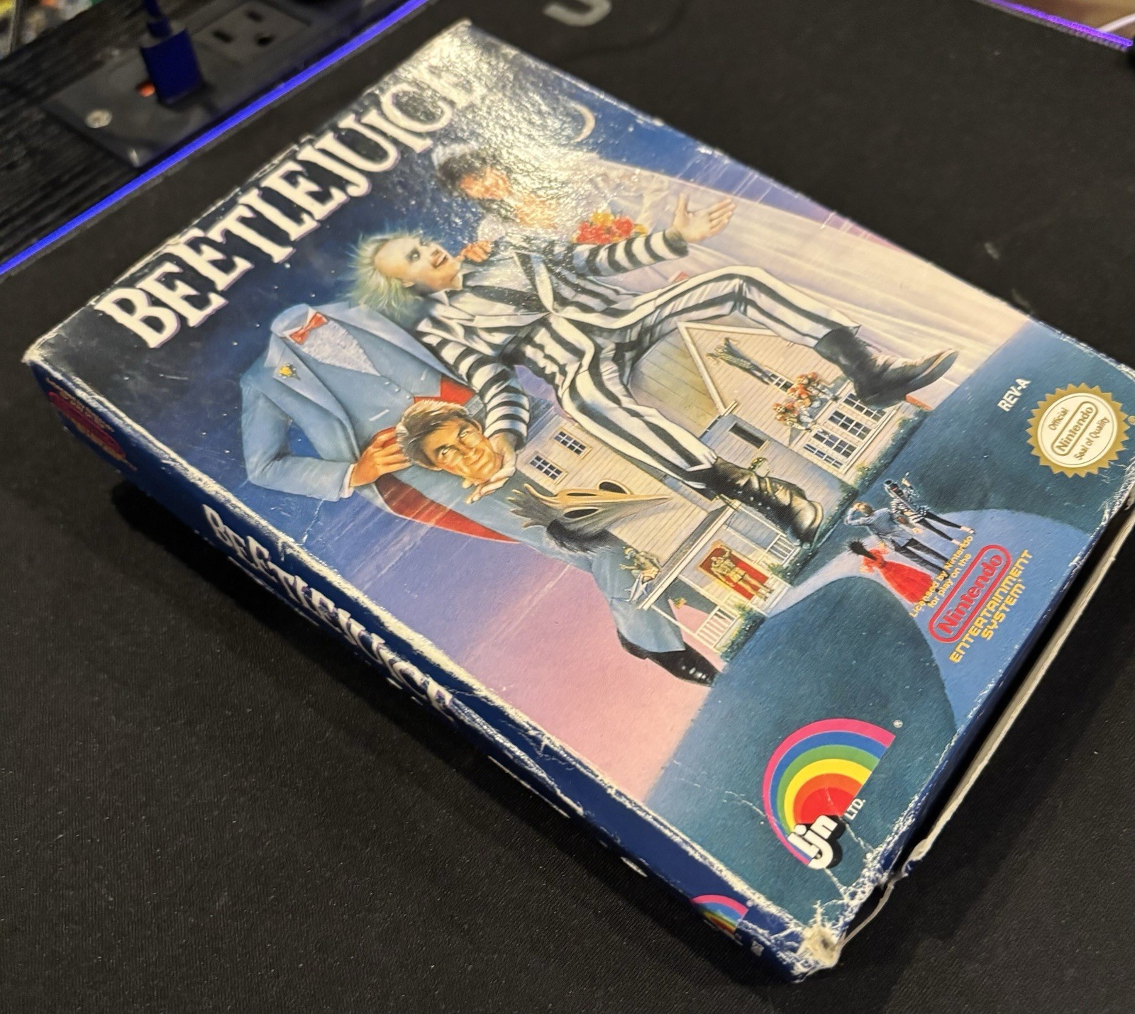 Beetlejuice (Nintendo NES, 1990) Complete w/ Manual, NTSC-U/C Authentic