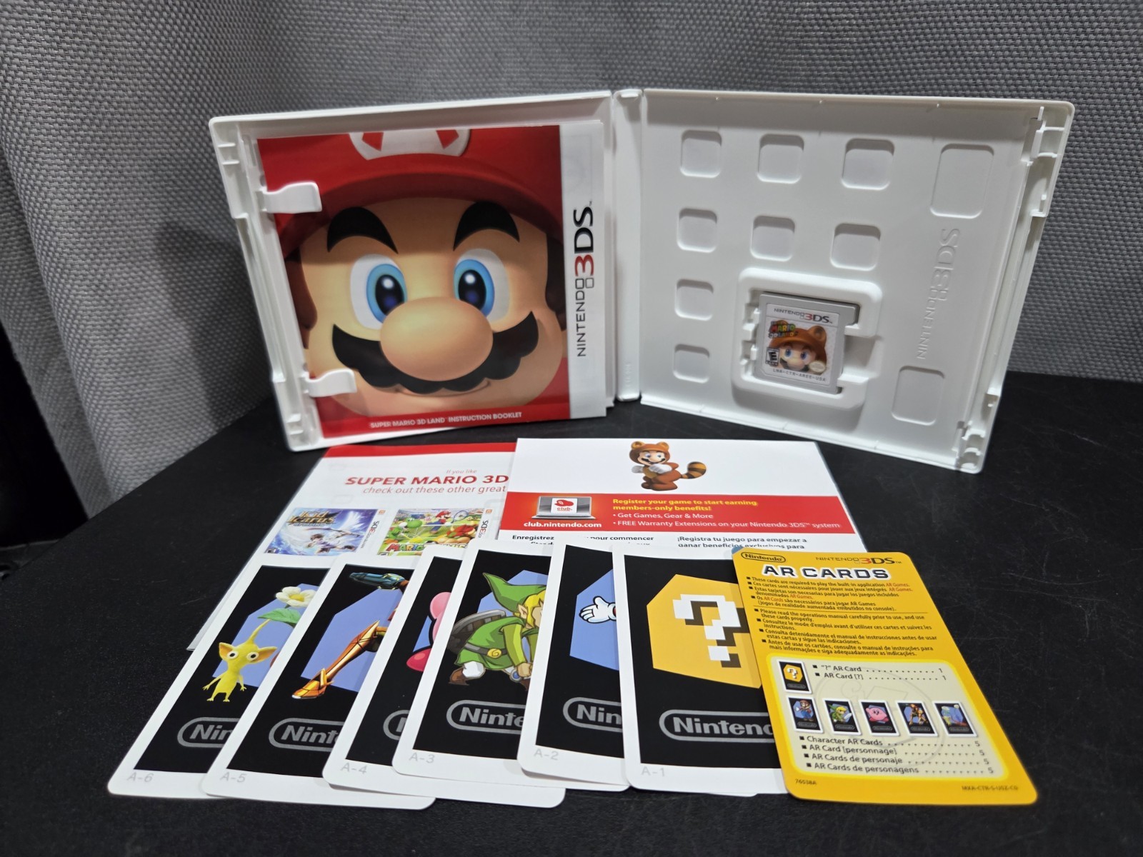 Super Mario 3D Land (Nintendo 3DS, 2011) CIB Complete In Box Tested And Working