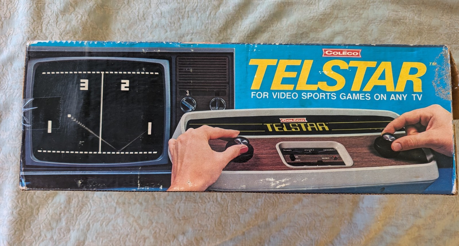 Vintage 1977 Coleco Telstar Alpha Console – Tennis/ Hockey/ Handball AS IS