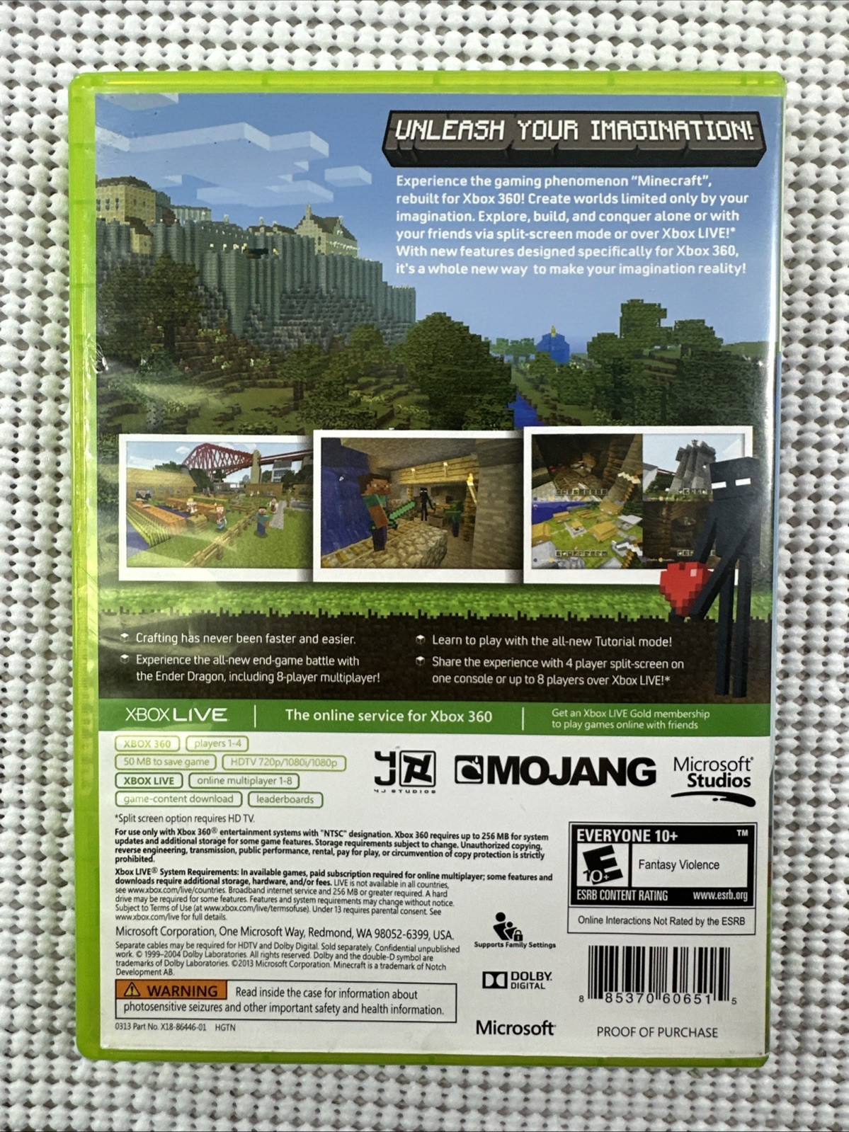 Minecraft Xbox 360 Edition Microsoft Xbox 360, 2013