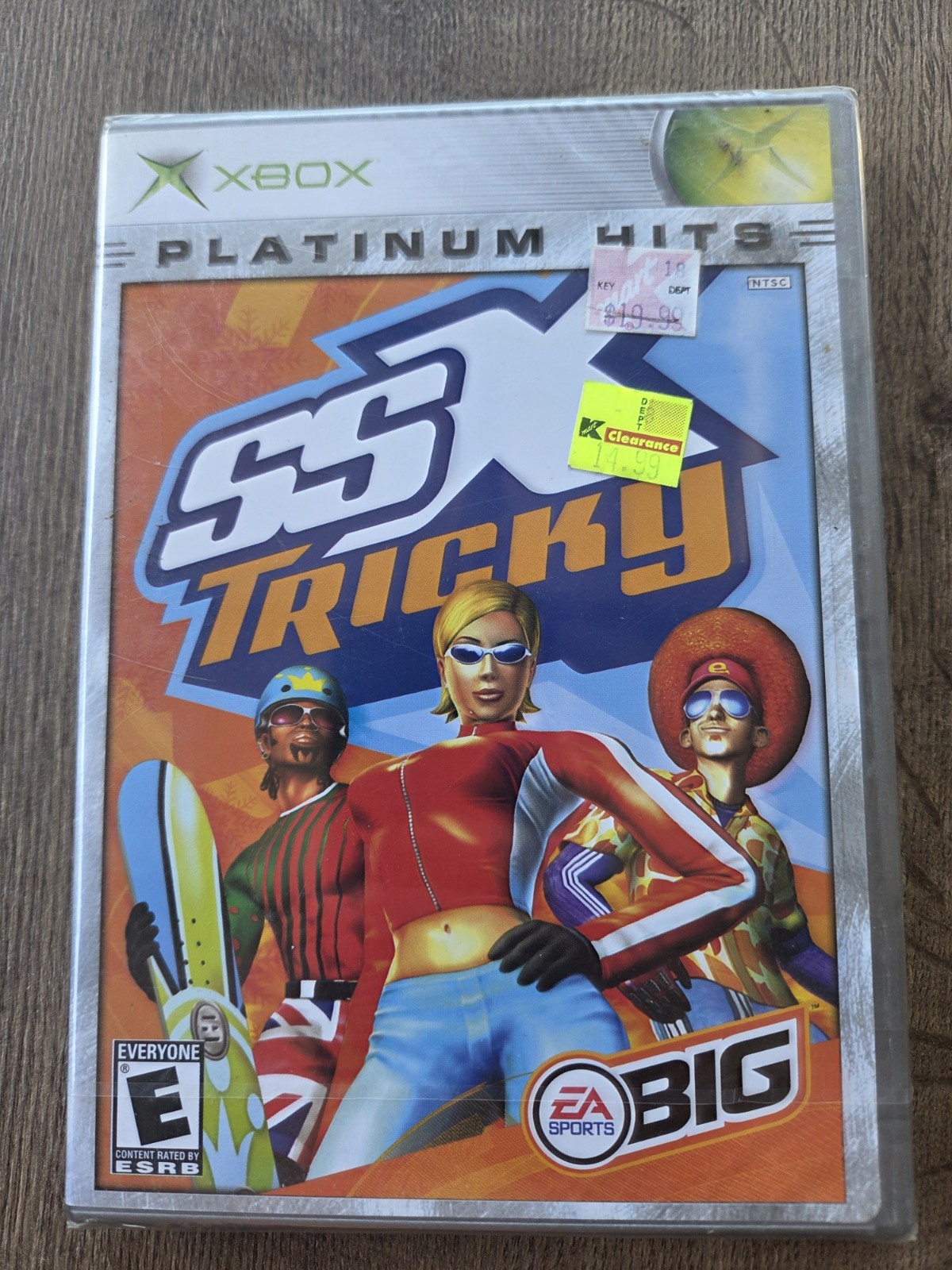 EA Sports BIG Vintage 2001 SSX Tricky Xbox Platinum Hits Sealed New Collectable