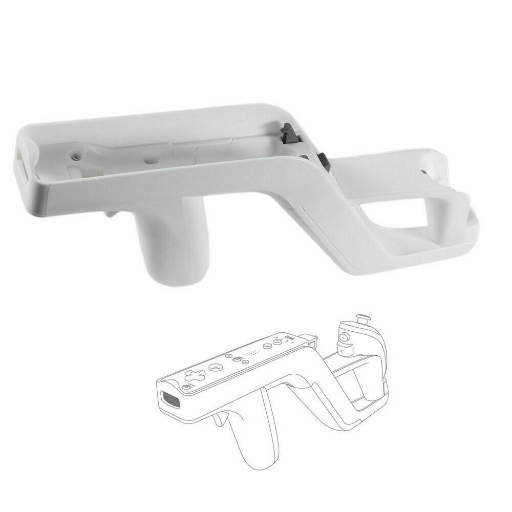 2PCS Zapper Gun for Nintendo Wii Remote Wiimote Controller New