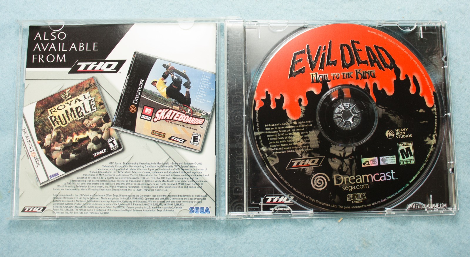 PS 1 Evil Dead: Hail to the King (Sony PlayStation 1, 2000) CIB Tested