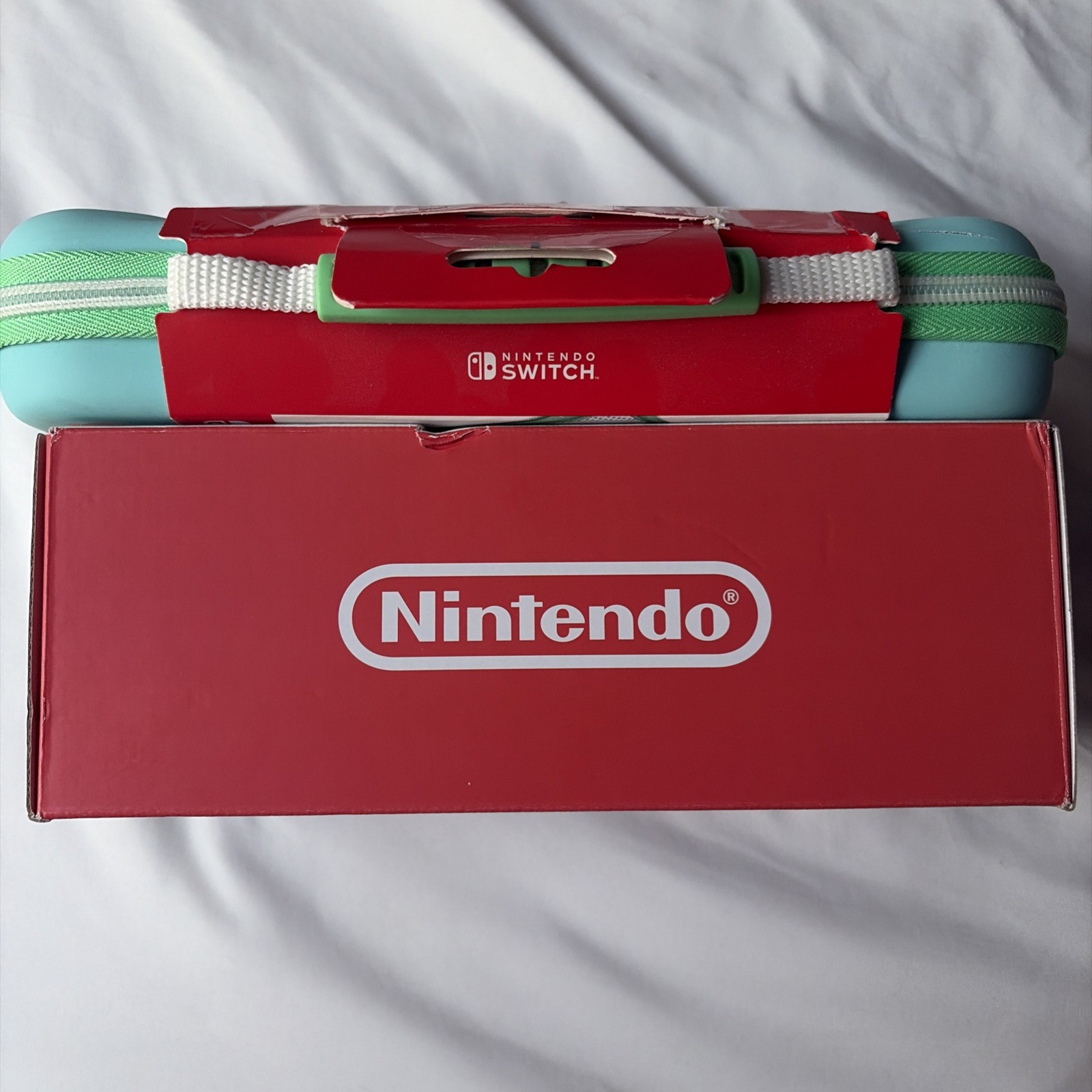 Nintendo Switch Lite 32GB Console – Gray W/Animal Crossing Carry Case New In Box