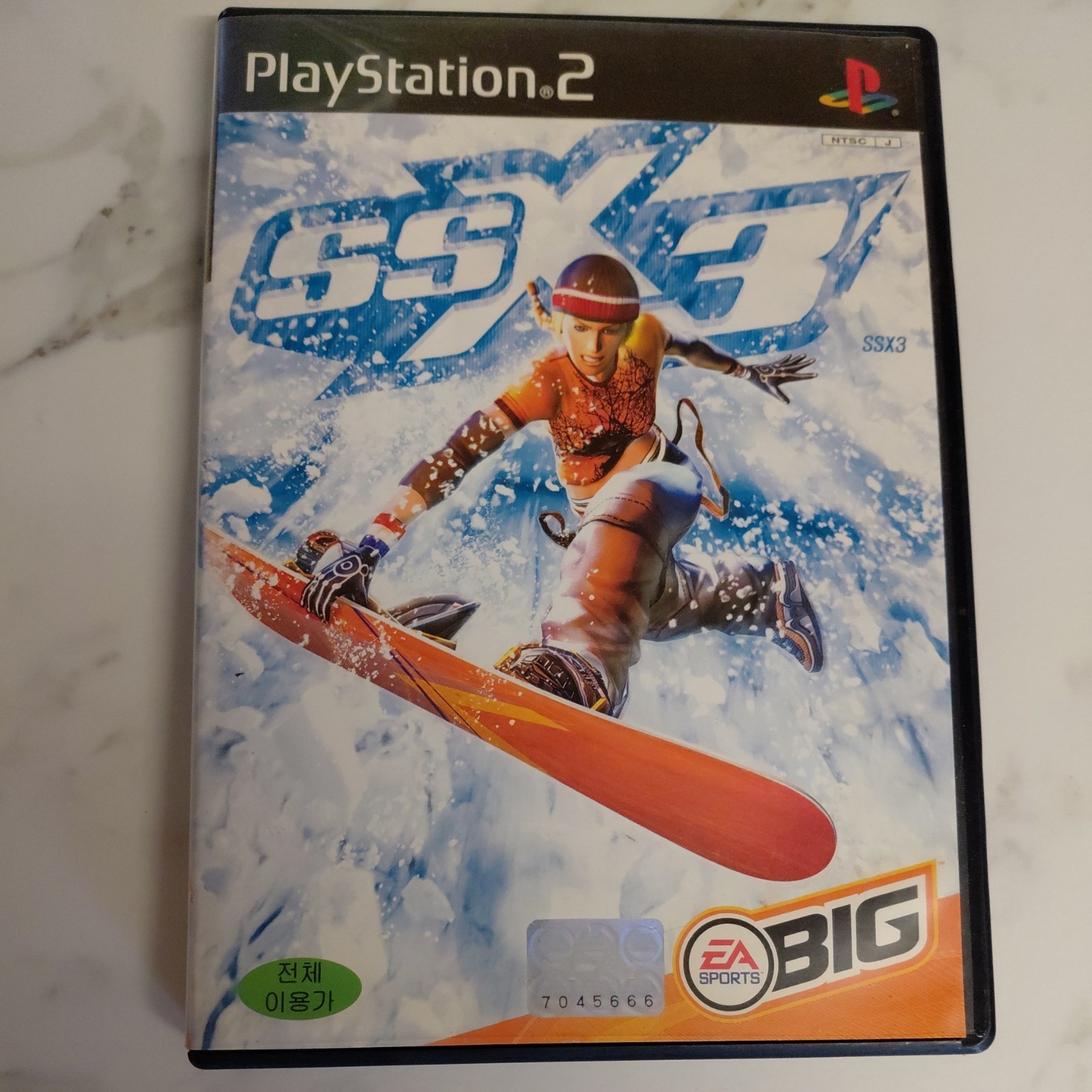 SSX 3 Korean NTSC-J PlayStation 2 PS2 – Complete w/ Manual! Tested + MINT DISC!