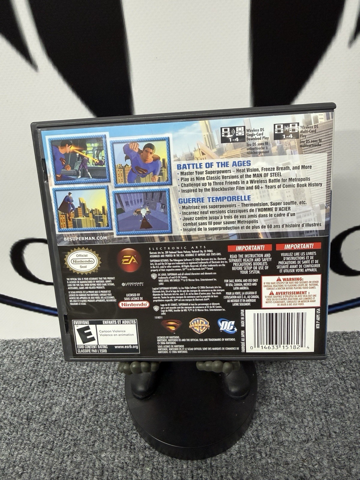 Superman Returns COMPLETE! (Nintendo DS, 2006) FREE SHIPPING!
