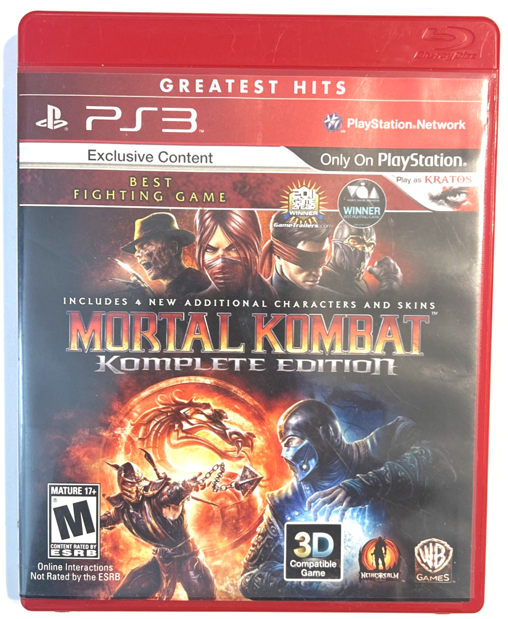 Mortal Kombat Komplete Edition Fighting Arcade PS3 PlayStation 3