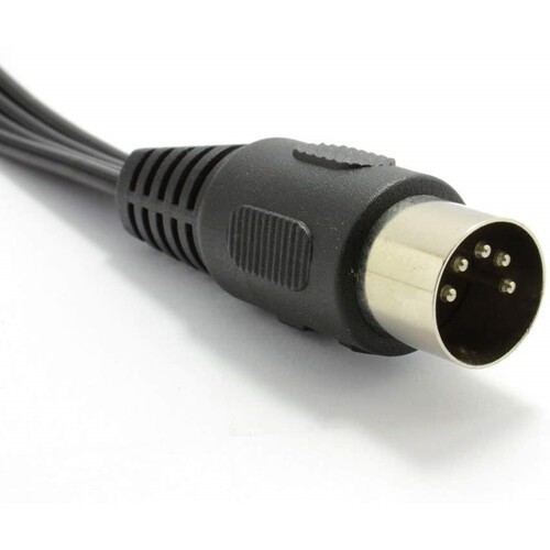 5FT TVAV Audio Video DIN RCA Cable For Commodore 64 Atari TI-99/4A Spectravideo