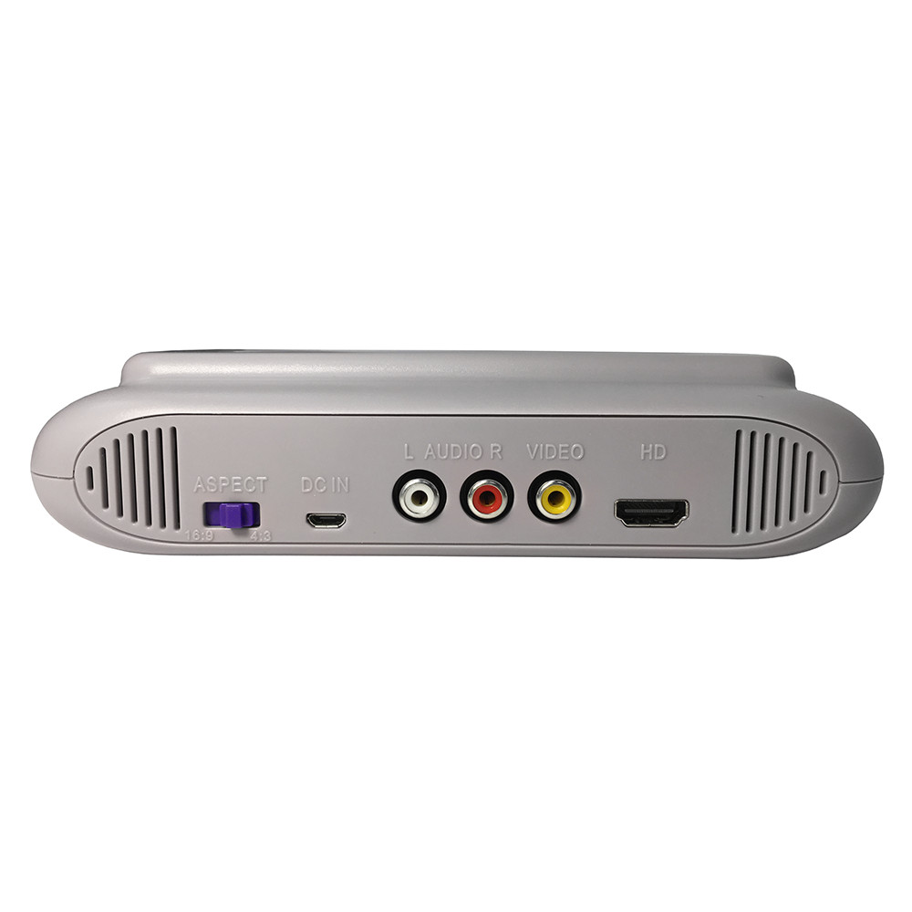 Classiq 2 HD 720p Twin Video Game System Grey/Purple for SNES/NES *OLD SKOOL*