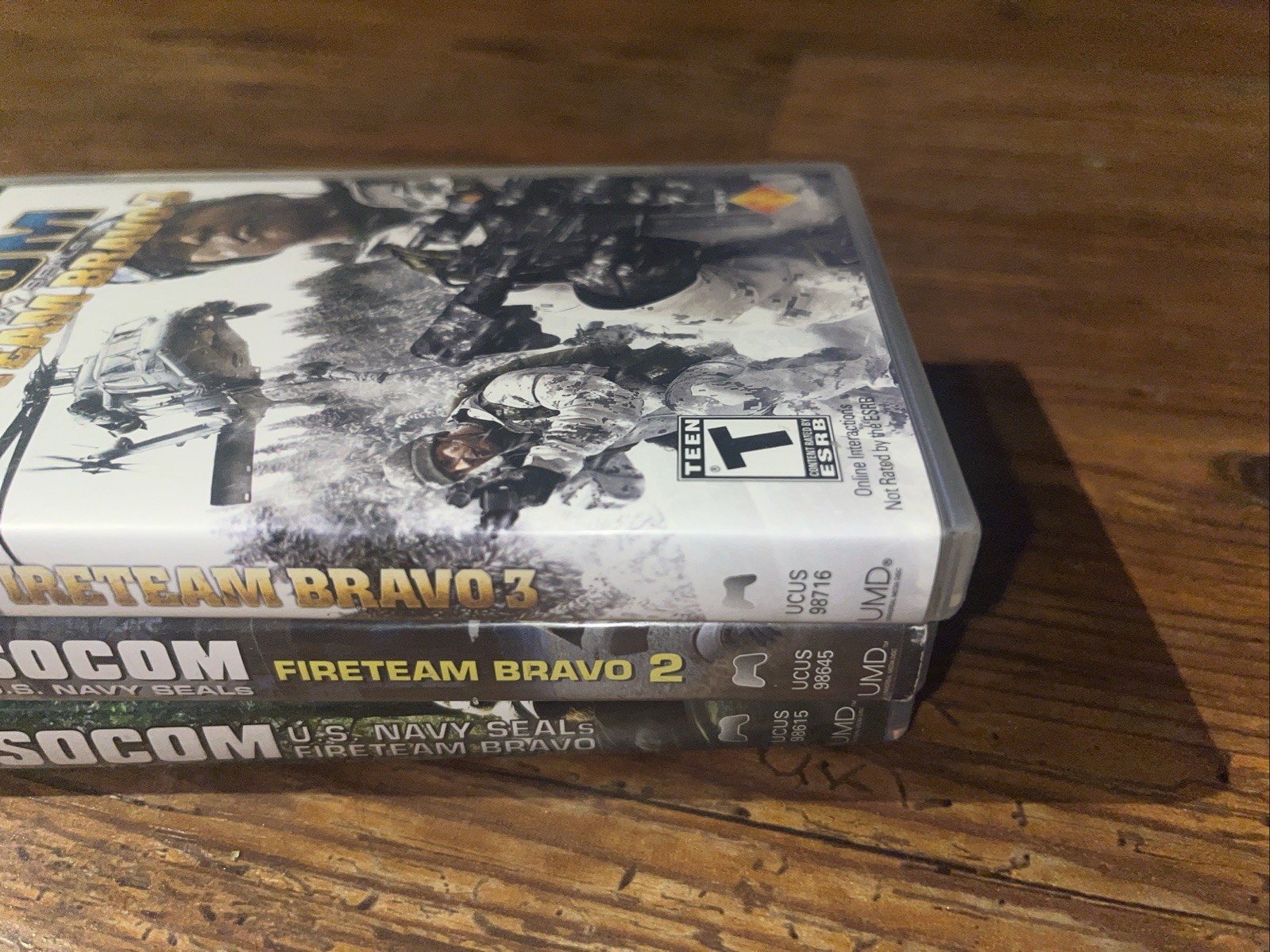 SOCOM US Navy Seals Sony PSP Trilogy Bundle Fireteam Bravo 1 2 3