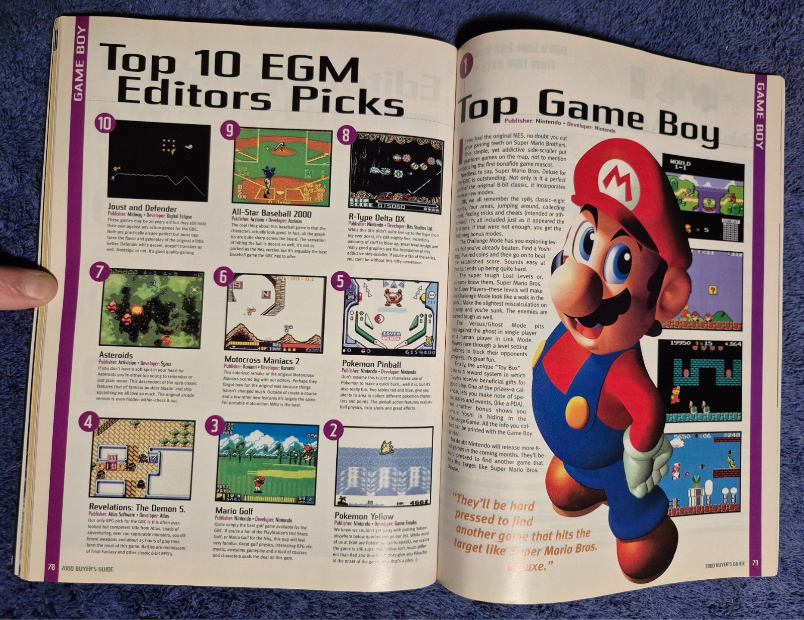 VIDEO GAME BUYER’S GUIDE 2000 ELECTRONIC GAMING MONTHLY DREAMCAST PLAYSTATION