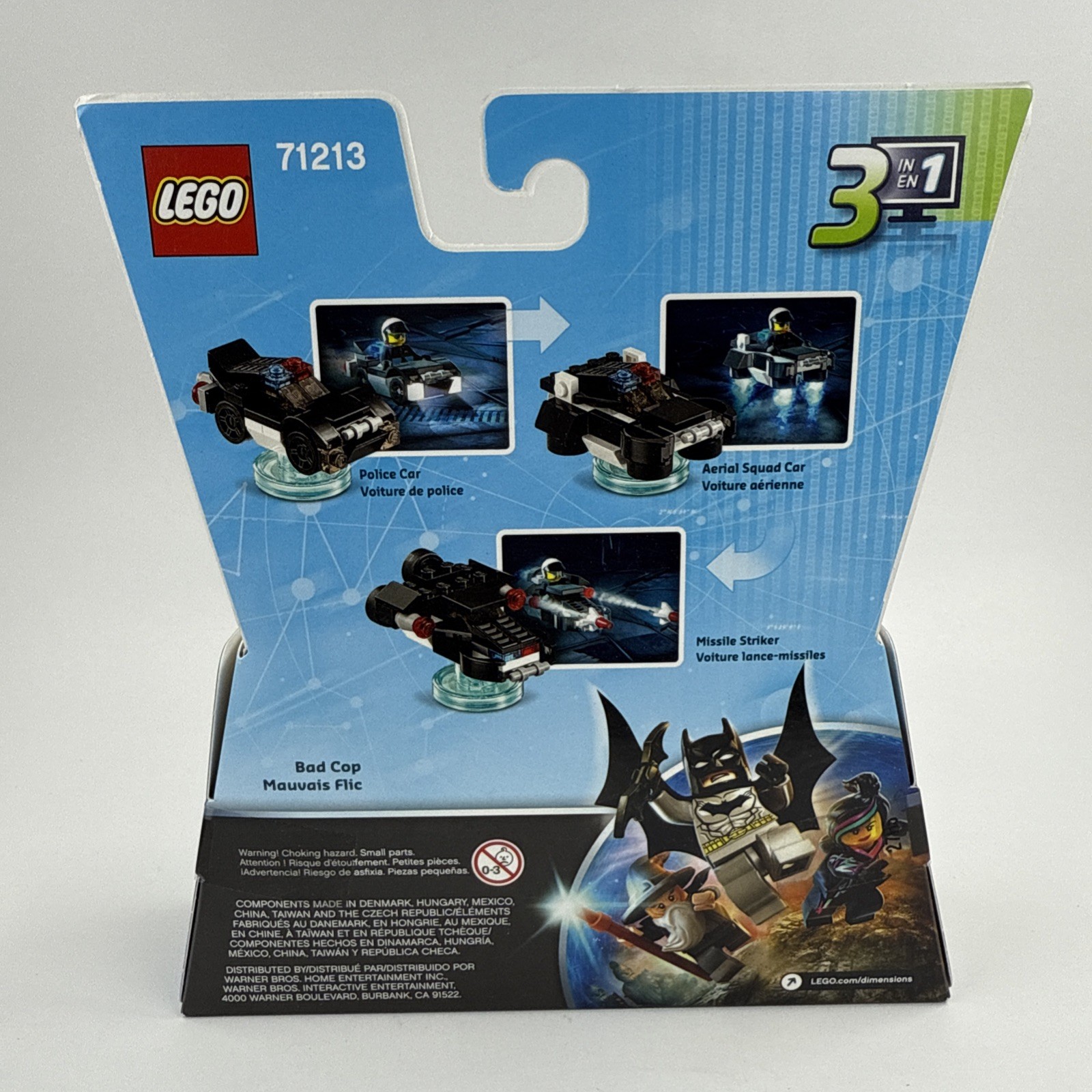 LEGO Dimensions The Lego Movie Bad Cop Police Car Fun Pack 71213 NIB
