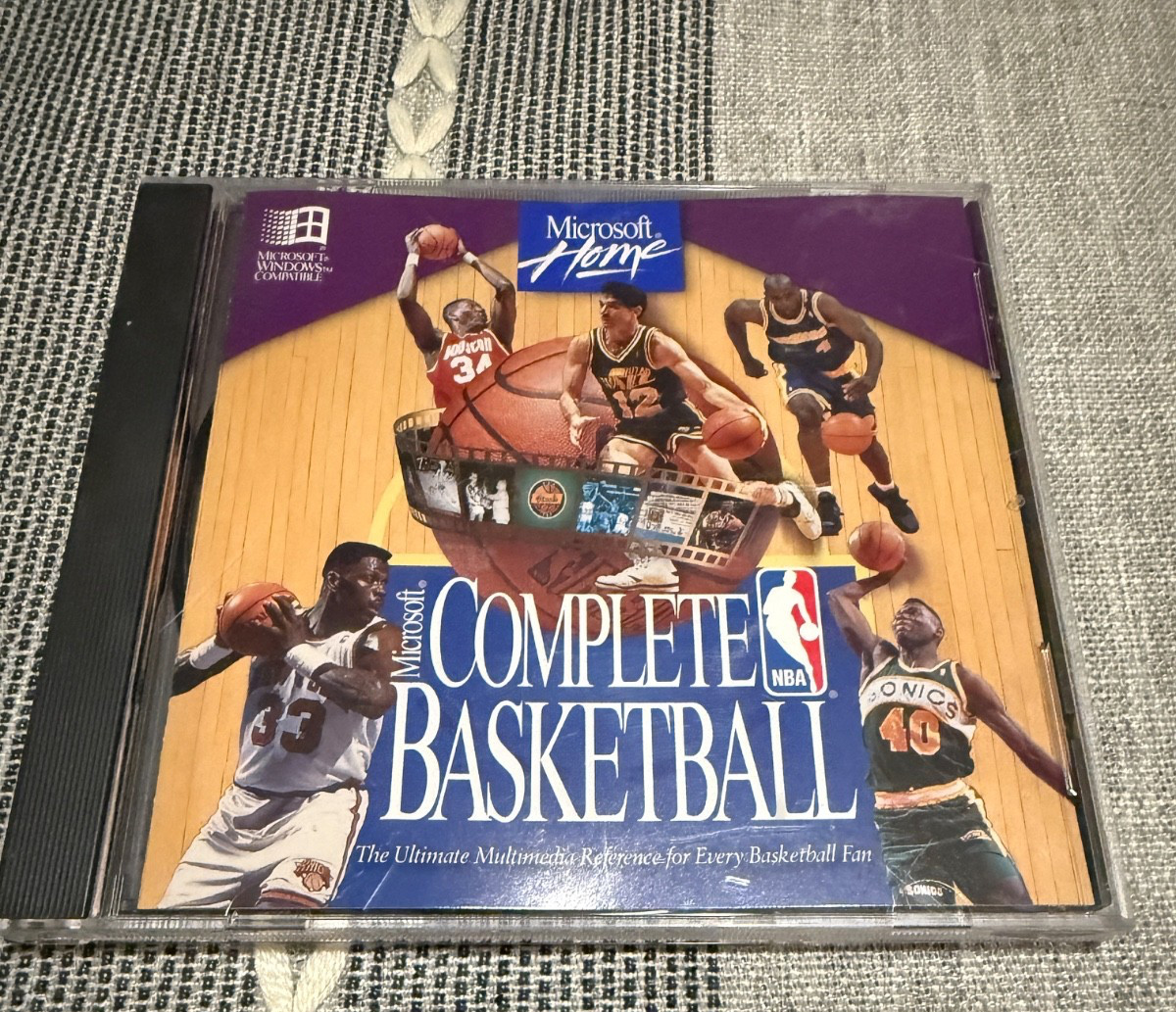 Microsoft Home Complete Basketball CD 1994