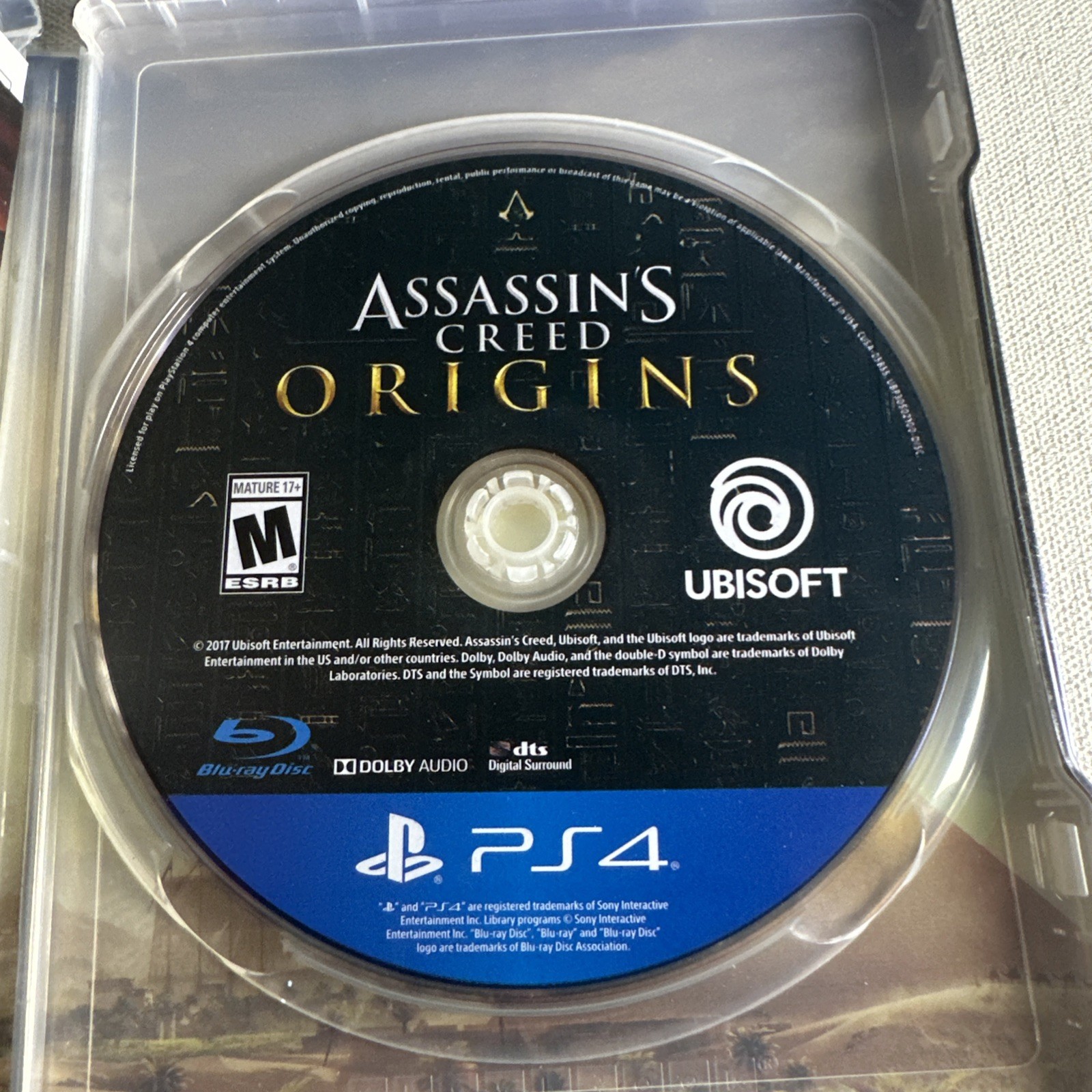 PS4 Assassin’s Creed Origins SteelBook Edition Complete Game Steelbook CIB