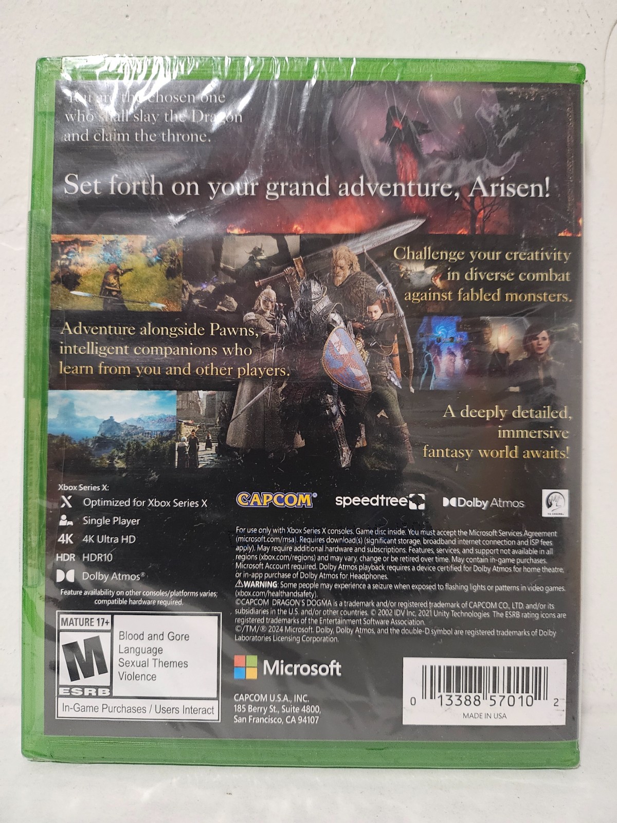 Dragon’s Dogma 2 II – Microsoft Xbox Series X – New Sealed!