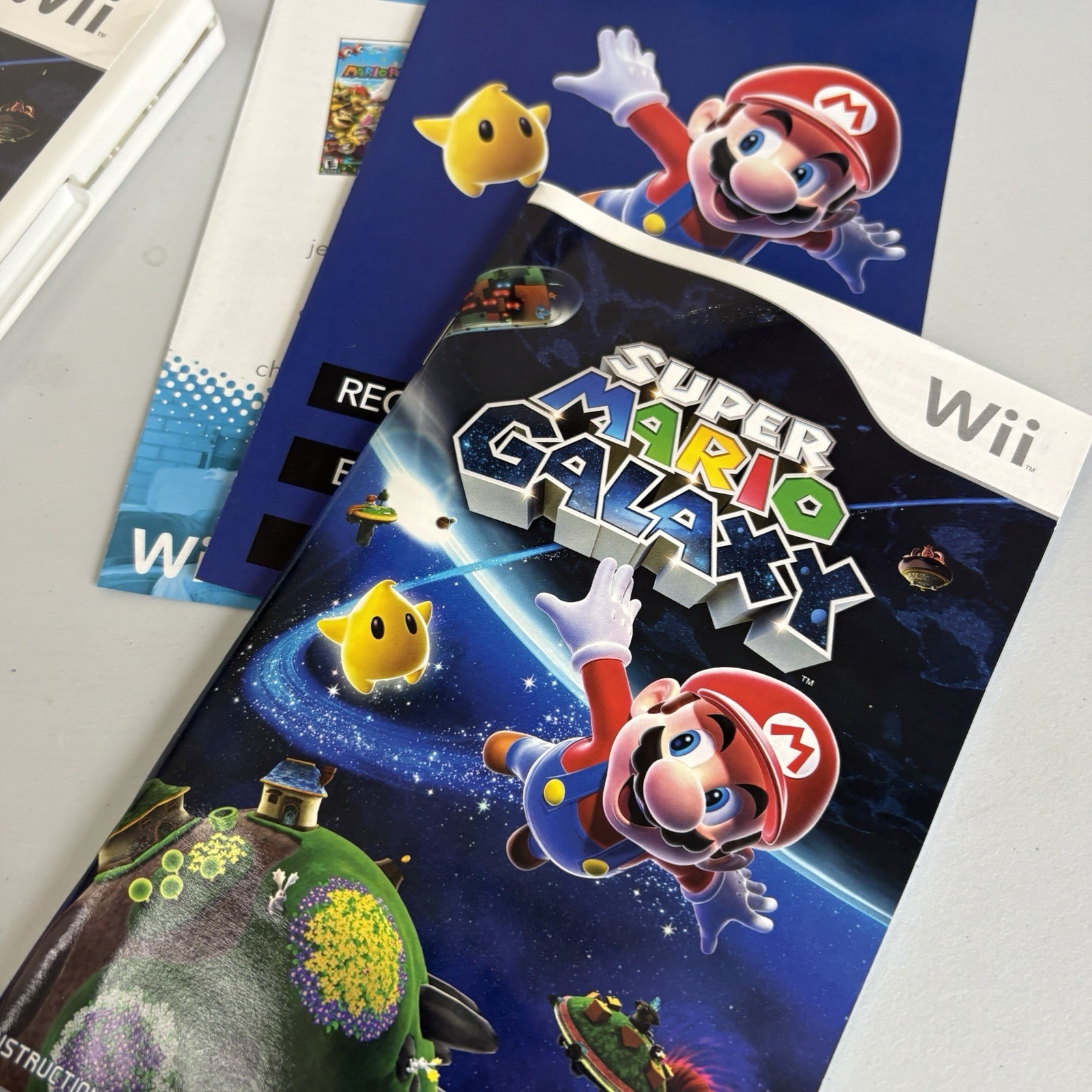 Super Mario Galaxy Nintendo Wii Game Tested & Complete 2007 Working