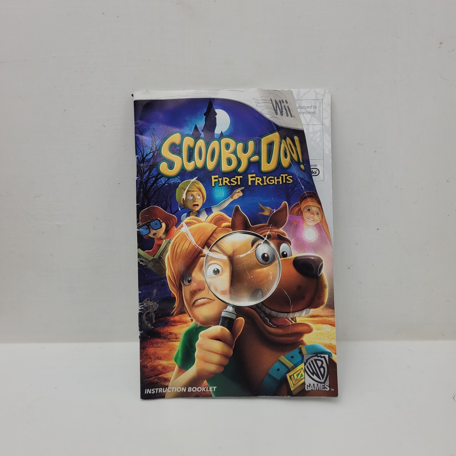 SCOOBY-DOO! FIRST FRIGHTS (Nintendo Wii, 2009) GAME COMPLETE with MANUAL