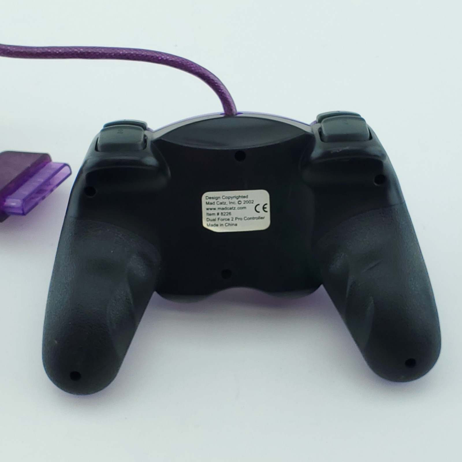 Mad Catz 8226 Wired Gaming Controllers Translucent Purple For Sony PlayStation2