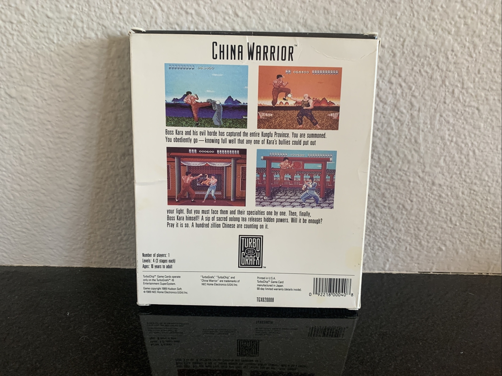 China Warrior – TurboGrafx / TurboGrafx-16 – Boxed