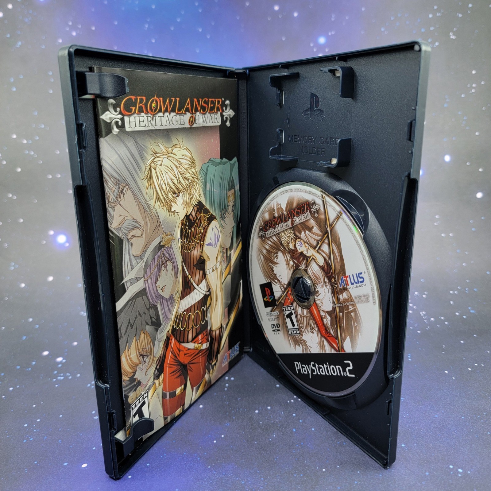Growlanser Heritage of War PS2 PlayStation 2 Atlus RPG Game in Case with Manual