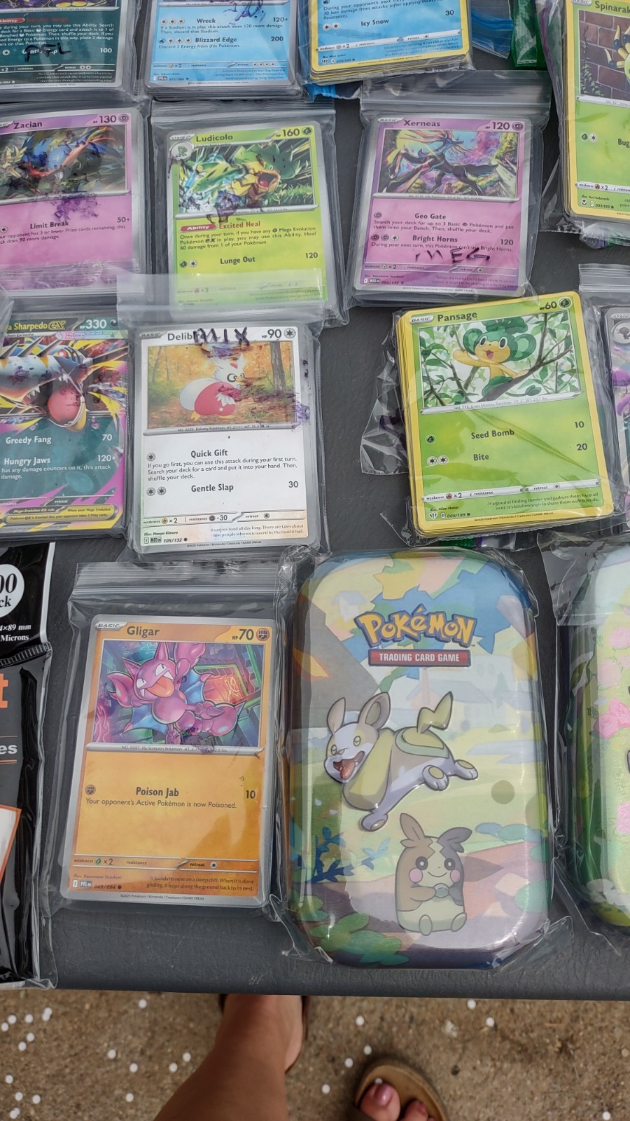 Pokemon collection – game, tins, fan made, Japanese decks, 540 cards