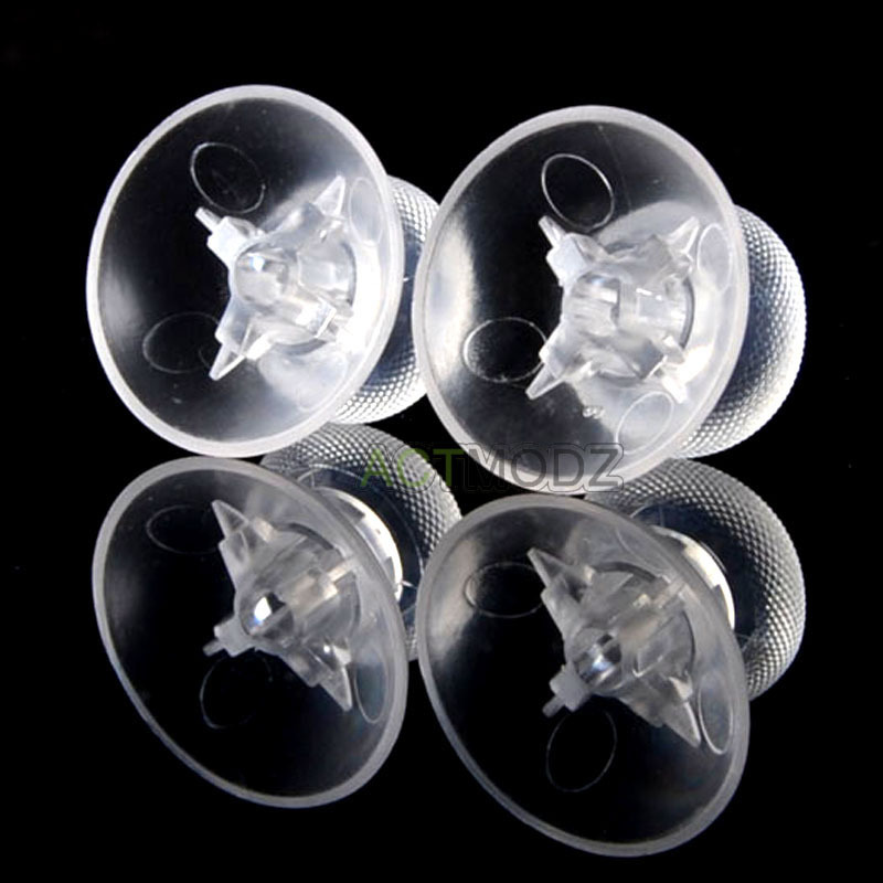 2 Pcs Transparent Custom Thumbsticks Joysticks For Microsoft Xbox one Controller