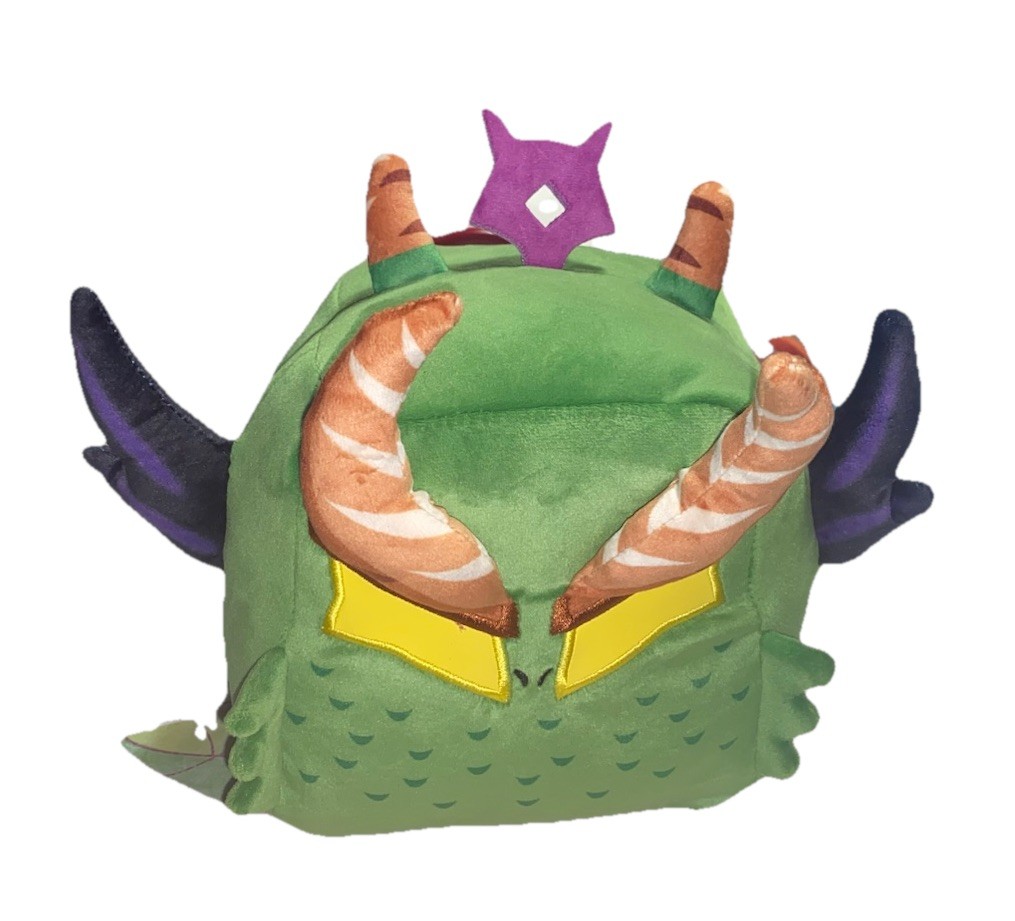 Roblox Blox Fruits Dragon Beast Toy Plush Stuffed 8″ Square Green Gamer Kawaii