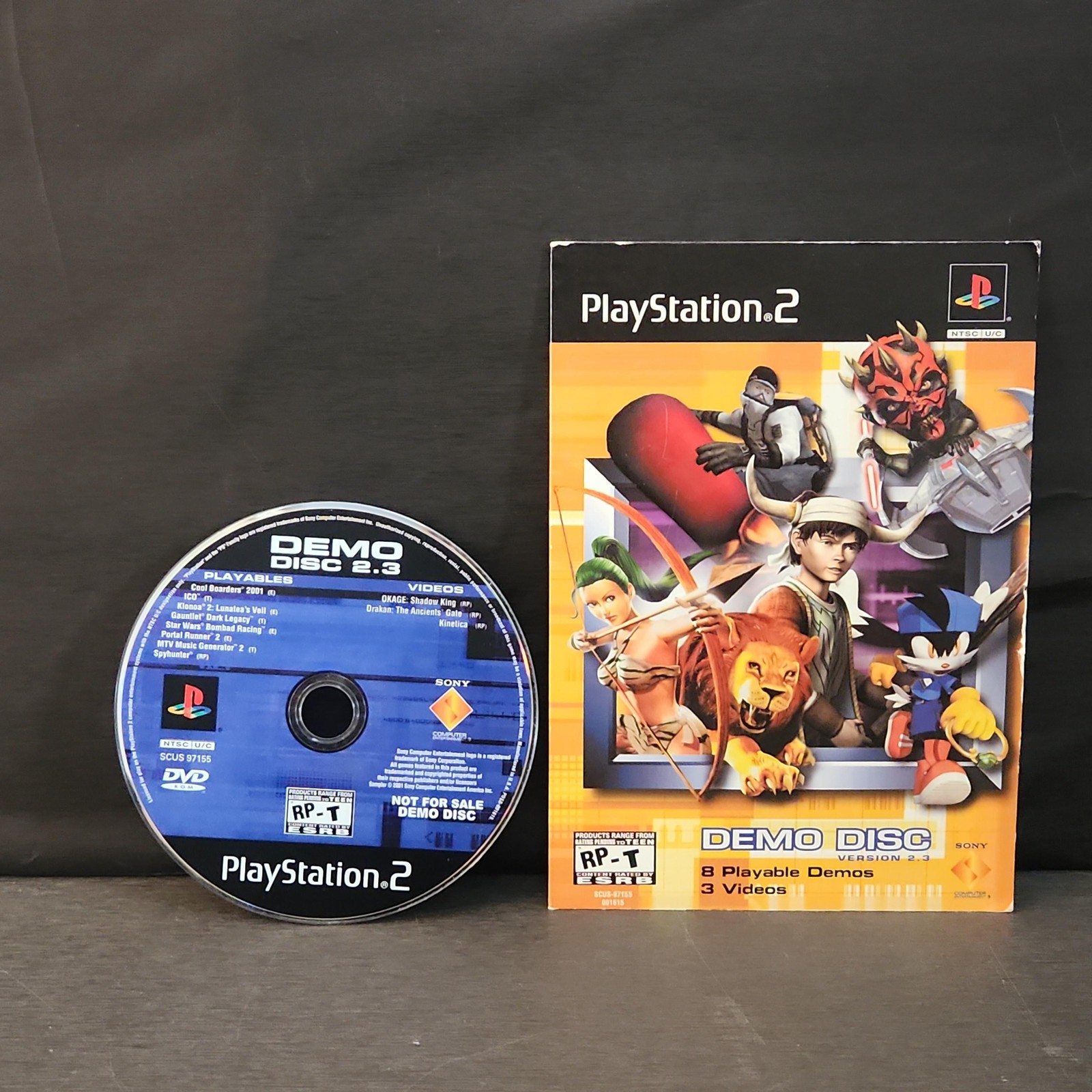 Demo Disc 2.3 PlayStation 2 Demo Sony SNY 13003 Blue