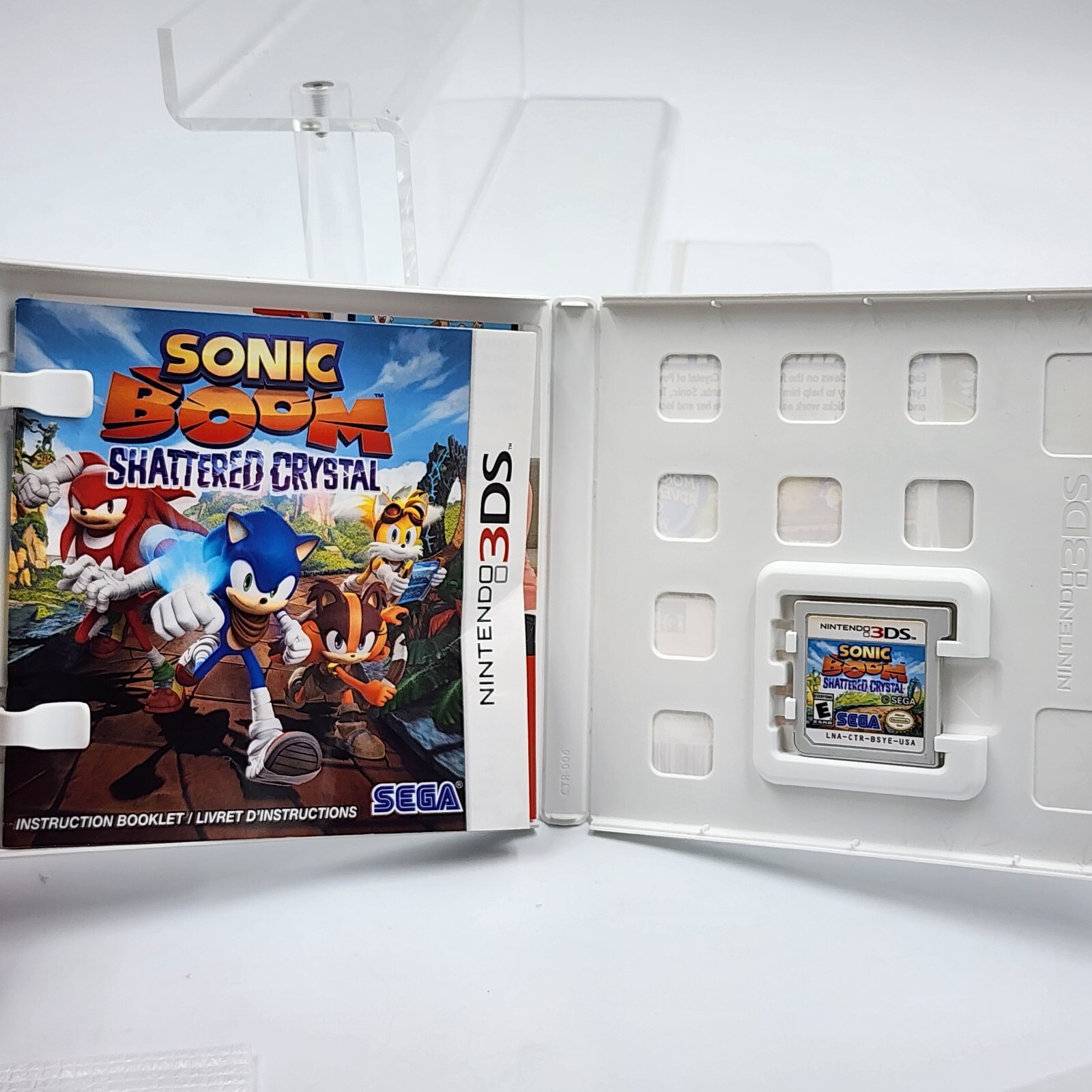 Sonic Boom Shattered Crystal Super CIB Mario Maker Loose Nintendo 3DS Tested