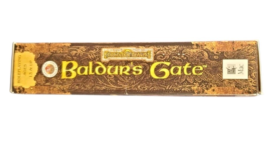 Baldur’s Gate: Forgotten Realms for Mac, Big Box, Vintage 1998, rare see photos