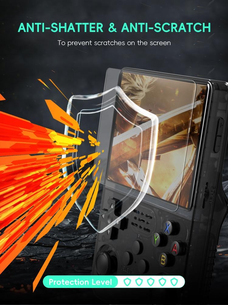 2PCS ​Film Screen Protector For R36S R35S RGB20S 3.5-inch Screen Tempered Film