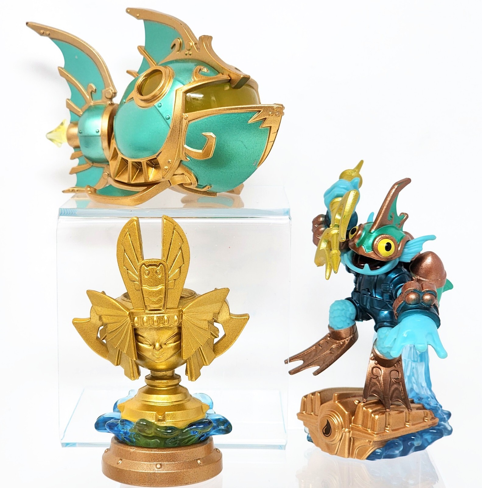 Skylanders SuperChargers REEF RIPPER, DEEP DIVE GILL GRUNT & SEA TROPHY