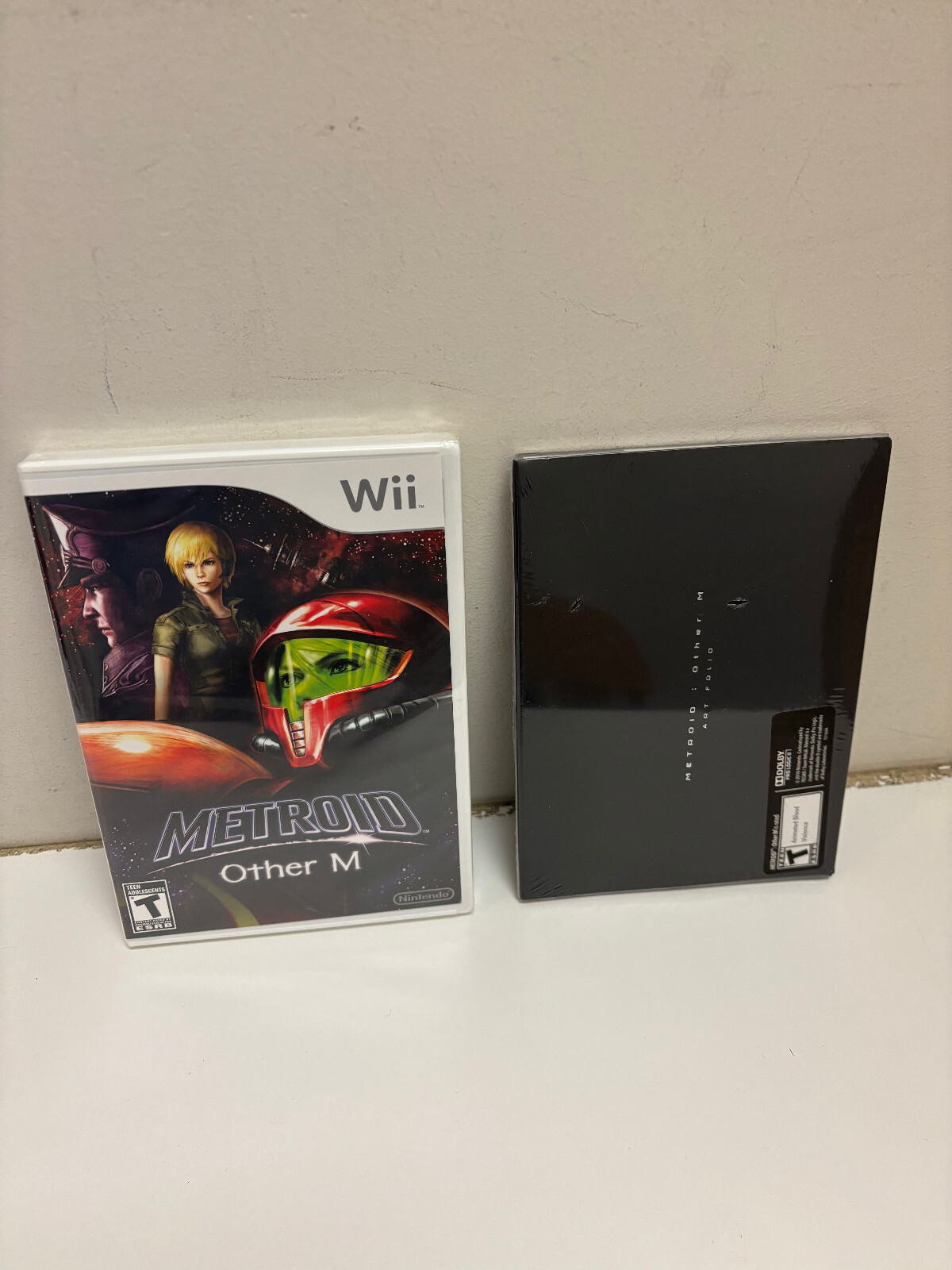 Metroid: Other M ~ Nintendo Wii, 2010 ~ Brand New/Sealed With Sealed Art Folio