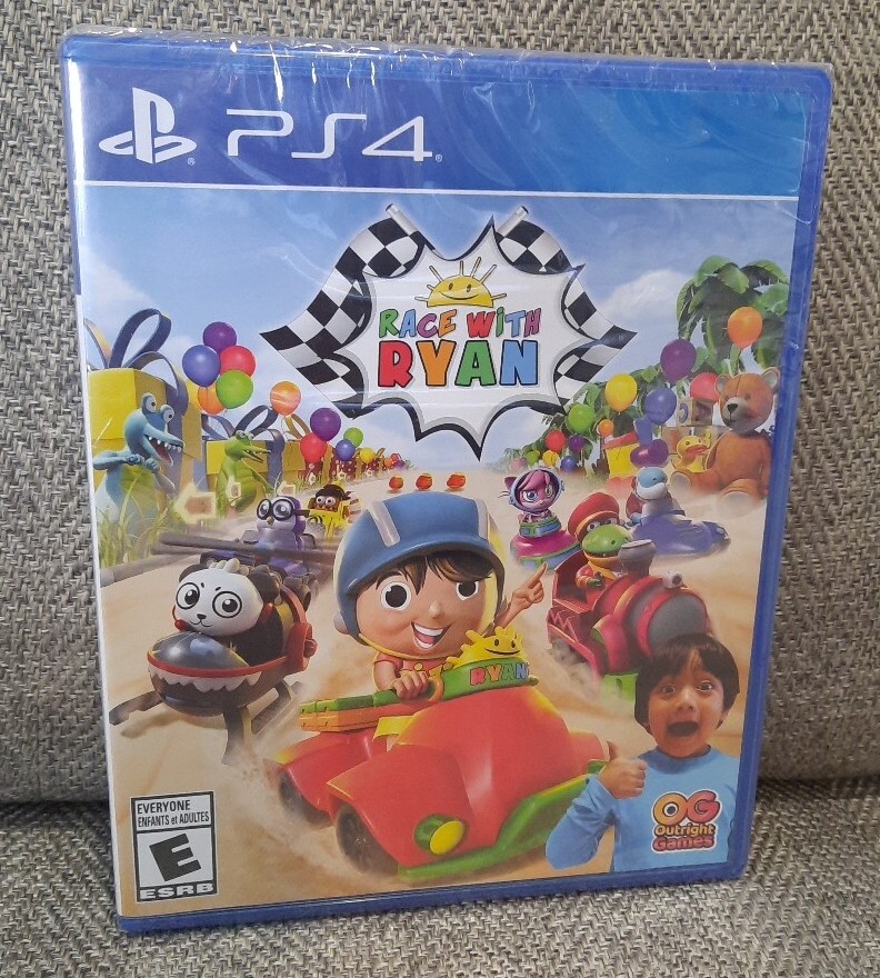 PS4 Race With Ryan Game Sony Playstation 4 Rated E Comic Mischief Brand New