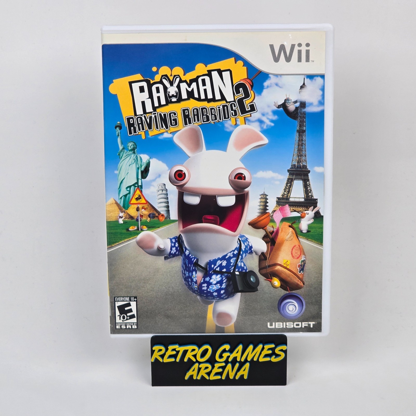 Rayman: Raving Rabbids 2 (Nintendo Wii) CIB COMPLETE
