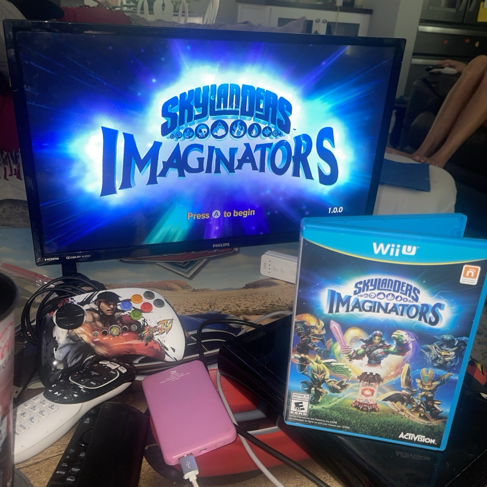 Nintendo Wii U 32GB Black Console Only w/ OEM Power Cord – Tested And Working